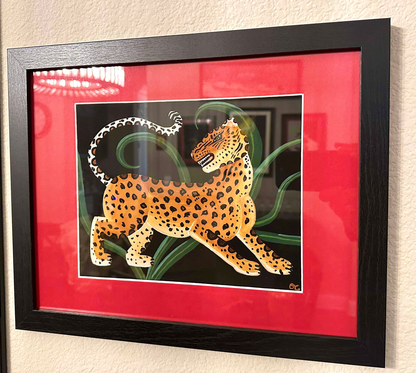 "Jaguar" Museum quality print "8 x 10"