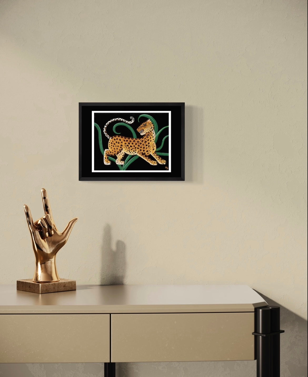 "Jaguar" Museum quality print "8 x 10"