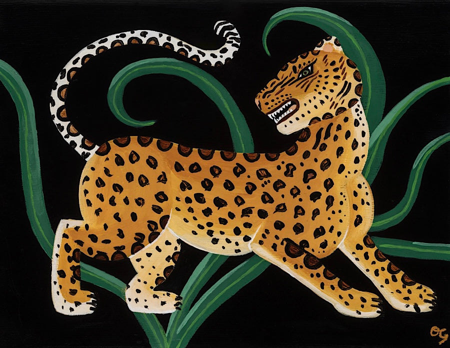 "Jaguar" Museum quality print "8 x 10"
