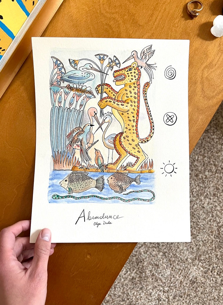 "Abundance" Watercolor, original
