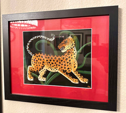 "Jaguar" Museum quality print "8 x 10"