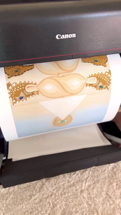 "Stairway to Heaven" Museum quality print 18"x24" in a golden frame, Limited Edition